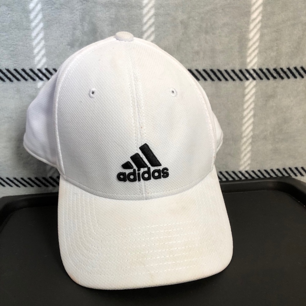 White adidas hat
